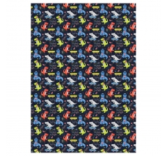 Упаковочная бумага глянц. 70*100см "Monsters", 80 г/м2, дизайн 1