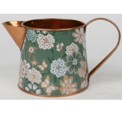 Декоративное кашпо-кувшин "Полевое безумие" 18.5XD11.5XH9.5/10.5Cм, металл