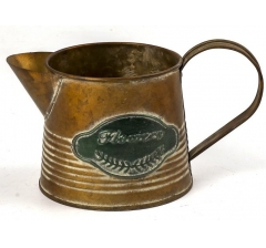 Декоративное кашпо-кувшин 18XD11/9.5XH10/11.5CM, металл