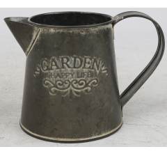 Декоративное кашпо-кувшин 15.5XD10XH10CM TD:7.8CM, металл