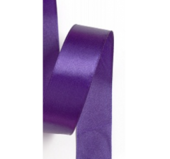 Лента атласная 2,5 см*25 ярд темно-фиолетовый 035