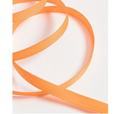 Лента репсовая 0,6 см/25 ярдов, оранжевый
