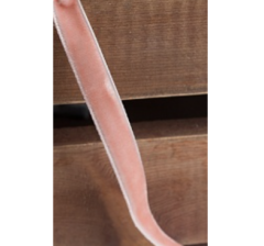Лента бархатная 1 см*50 ярд (SF-2323) розовый персик
