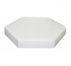 Коробка-шестигранник самосборная 200*200*40 мм, белая