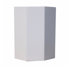 Коробка-многогранник (без крышки) 145*145*175 мм, белый