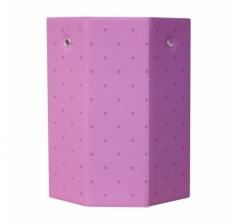 Коробка-многогранник с люверсами (без крышки) 145*145*175 мм, дизайн 2023-87