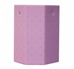 Коробка-многогранник с люверсами (без крышки) 145*145*175 мм, дизайн 2023-89