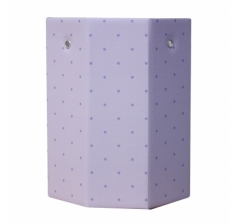 Коробка-многогранник с люверсами (без крышки) 145*145*175 мм, дизайн 2023-91
