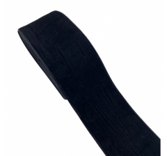 Лента бархатная 4 см/ 10 ярд, черный