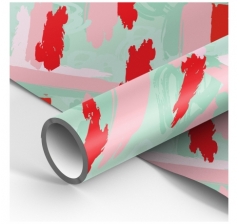 Упаковочная бумага глянц. 70*100см, "Stylish green", 90г/м2