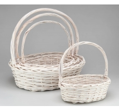 Набор корзин плетеных (ива): 55x44xH17xHH52; 48x39xH15xHH46; 42x32xH13xHH40; 35x27xH12xHH35, 4 шт.