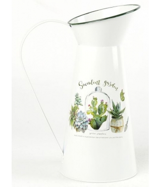 Декоративное кашпо-кувшин 22X14XH30.5CM, металл