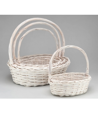 Набор корзин плетеных (ива): 55x44xH17xHH52; 48x39xH15xHH46; 42x32xH13xHH40; 35x27xH12xHH35, 4 шт.